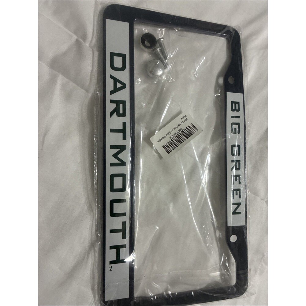 Dartmouth College Dark Green Metal License Plate Frame